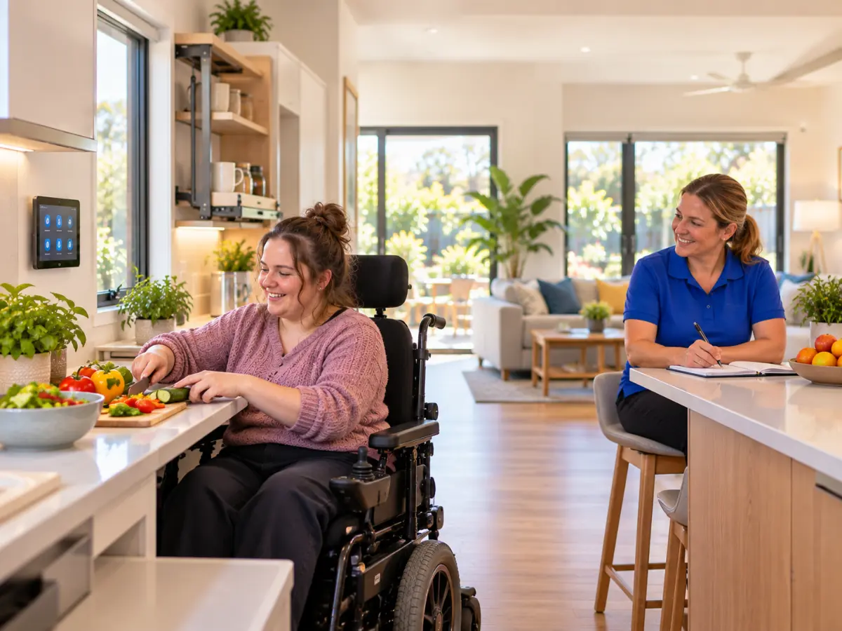 Accessible specialist disability accommodation designed for independence